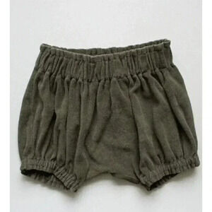 NWT The Simple Folk Terry Cloth Bloomer Olive 5/6 y